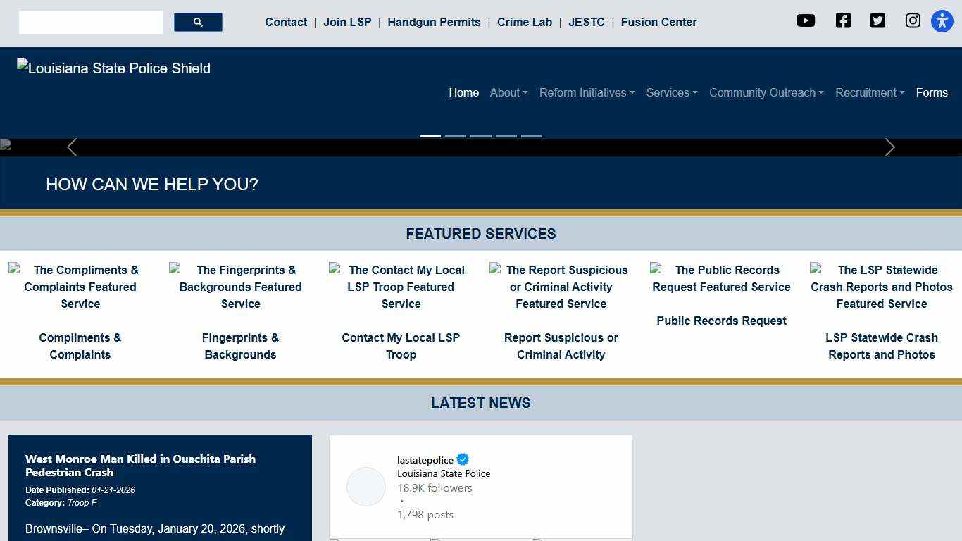 Home - Louisiana State Police